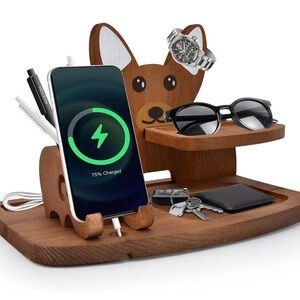 Wood Phone Docking Station
